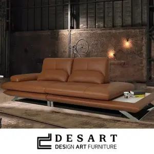 디쟈트on 크로이 천연면피 3.5인 소파 사이드테이블 일체형)