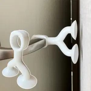 실리콘 도어쿠션 문쾅방지 손끼임방지 안전 방문스토퍼 문틈 커버 충격 소리 소음 완화 2개