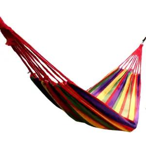 줄무늬 그물침대 캔버스원단 해먹 천 캠핑 그네 해먹 홈캠핑 홈캠핑해먹