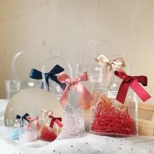 20x15x8cm 생일선물포장백 구디백가방 투명PVC구디백 투명 구디백