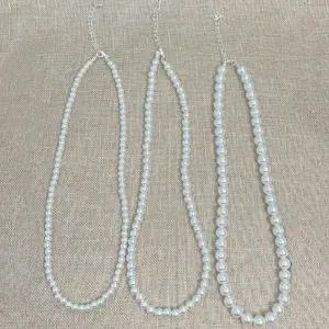 목걸이 신상품 인기템 패션 4mm 클래식 8mm 6mm 유리 진주 퓨어