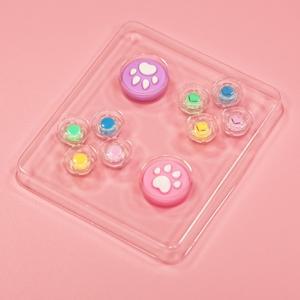 [호환품]투명 크리스탈  단추 ABXY 방향 키 닌텐도 호환 스위치 호환 NS 컨트롤러 조이 콘 양방향