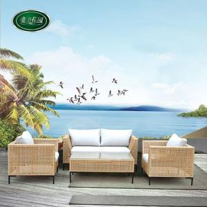 야외 라탄 소파 4인 5인 등나무 테이블 코너 카페 베이커리 펜션 의자