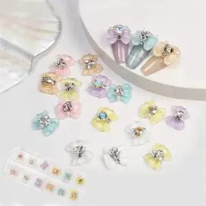 네일아트 블링블링 리본파츠 2종 각6color 12개 세트 WFHTWI8