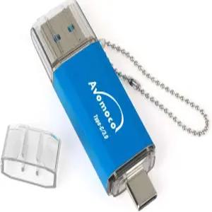 휴대폰용 AVOMOCO USB 3.1 128GB 타입 C 듀얼 고속 사진 백업 스틱 포트 태블릿 갤럭시 LG 구글 모토용