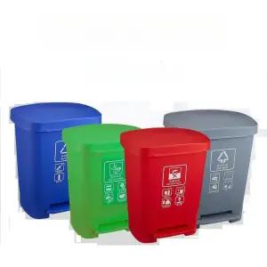 음식물 쓰레기통 50리터 대형 분리수거함 청결한 심플한