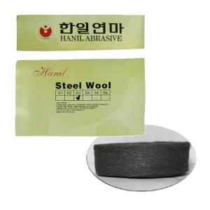 한일연마 steel wool 철솜 쇠수세미 맷쉬 03(F) 중간거침 기름때제거 녹제거 370g