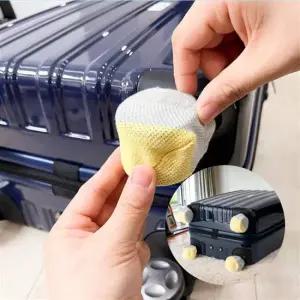 캐리어 바퀴 덮개 옐로우 캐리어바퀴커버 여행트렁크