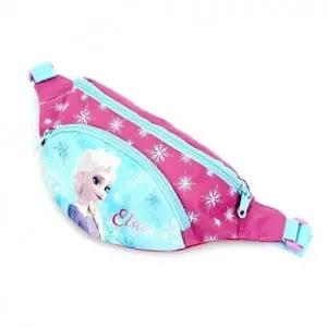 (옵션 퍼플-S)엘사 키즈 힙색 여아 핸드폰 가방 어린이 보조 가방