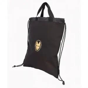 (사이즈-색상 L-블랙)아이언맨 보조가방 아동 손가방 백팩 실내화 가방