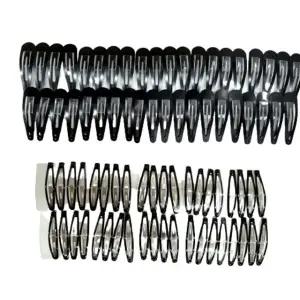 헤어핀 똑딱핀 앞머리핀 대형/ 슬림 검정 40개