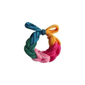 리본 머리끈 비비드 꼬임