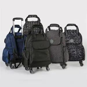 제노바 모노톤 2단조절 롤링백팩 25L 트롤리 손잡이 WF4A1DC