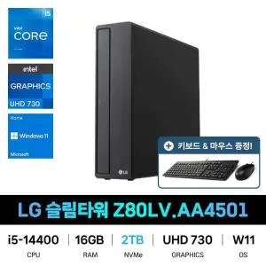 IT_LG전자 슬림타워 데스크탑 Z80LV.AA4501 SSD 2TB교체 재고보유