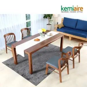 아슬로바 4인 원목식탁SET(의자형) KHD-410