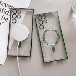 [모두모아]메탈 맥세이프 풀커버 젤리 케이스/ 아이폰16 / S24 S25케이스 S25플러스케이스 S25울트라케이스