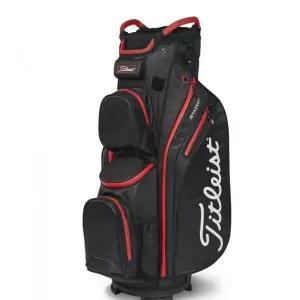 타이틀리스트 방수 캐디백 블랙 14구 유럽판 골프  카트백 Cart 14 StaDry Golf Bag