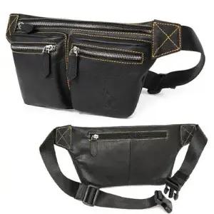 캐주얼 소가죽 힙색 20대30대가방 슬링백 작은가방 W83DA28