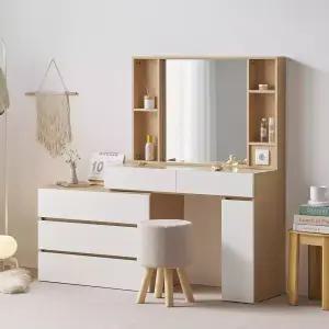 세이라 콘센트 수납 확장형 1000 거울 화장대