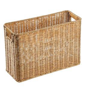 라탄 좁은바구니 틈새 공간활용 정리함 커버 소형 연한커피색 없음