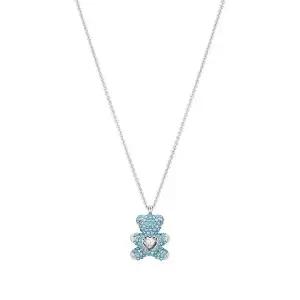 [스와로브스키] 5737620 Teddy Bear 펜던트 블루 목걸이