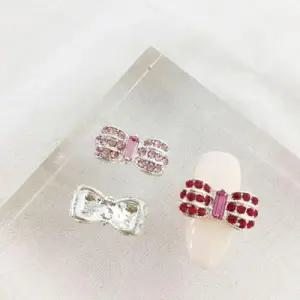 p283네일파츠 리본 1개입 큐빅메탈쥬얼리 네일아 GWM WFGJO3P