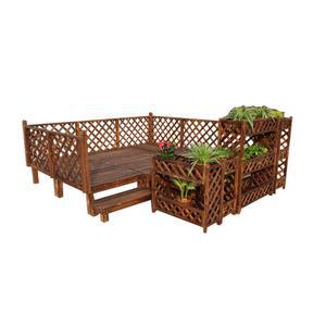 나무 평상 데크 정원 인테리어 제작 접이식평상 야외가구 나무평상 대나무 정원데크 원목마루