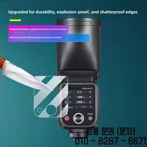 화면 보호기 GODOX V100 플래시 터치 스크린 제어 액세서리 Godox 스피드 라이트 유리 용 필름