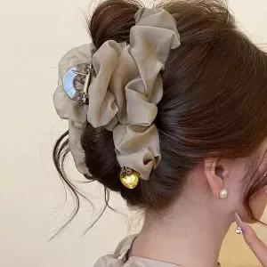 셔링미스트 헤어 클립 집게핀 올림머리 똥머리 반머리