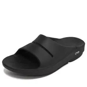 우포스 힐링 우아 남성 여성 공용 회사 사무실 발편한 스포츠 슬리퍼 실내화 블랙 1100