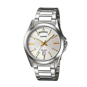[신세계라이브쇼핑]카시오 MTP-1370D-7A2 남성 라운드 아날로그 메탈 손목 시계