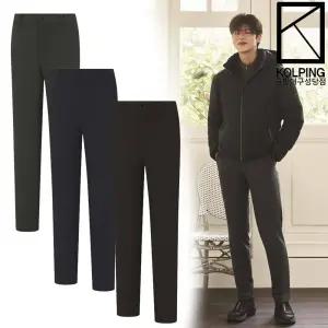 콜핑 남성 겨울 라이렉스 기모본딩 원단 일상복겸용 바지 KWP0851M 국민바지2.5 기모본딩