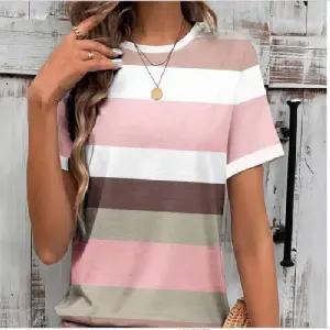 여성반팔티 스트라이프 여성 티셔츠 사무실 현장근무복 아웃도어