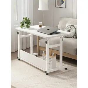 이동식 노트북 테이블 침대 바퀴달린 월넛 탁자 책상 800