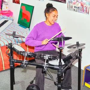 [삼익악기]삼익 전자드럼 BM P-1 올메쉬 풀패키지 블루투스 K-POP 앱연동