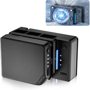 ULANZI CU01 DSLR 및 미러리스용 카메라 쿨러 키트 3000mAh 자기 충전식 배터리 3단 속도 비디오 녹화용