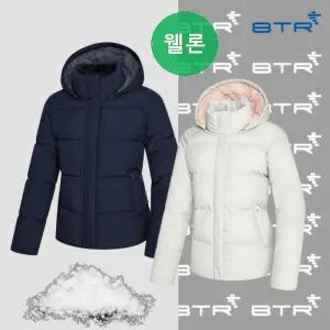 [비티알] 제다슈 여성 겨울 골프 웰론 헤비패딩 후드탈부착형 (BSO8043W)