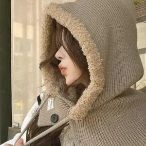 털 후드 바라클라바 자전거 겨울 모자 방한목토시 야외 여자 넥워머 등산 뽀글이