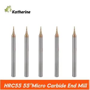 호환  55  마이크로 초경 엔드밀 리브 가공 커터 CNC 딥 롱넥 소구경 0.2 0.3 0.4 0.5 0.6 0.7 0.8 0.9mm