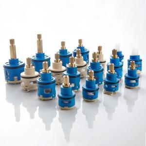 샤워 밸브 세라믹 수도꼭지 카트리지 2/3/4/5 웨이 분배기 혼합 교체 부품 크기 22/25/26/33mm