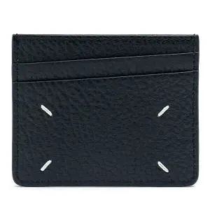 [명품] 스티치 로고 그레인 레더 카드지갑 SA1VX0006 P4455 T8013