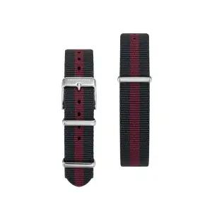 [신세계라이브쇼핑]크로마농 CNA-17BKREBK-S 나토 밴드 시계줄 스트랩 17mm