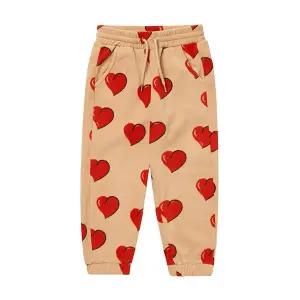 [미니로디니] 2271014113 (Hearts fleece trousers) 하트 플리스 아동 긴바지