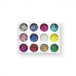 글리터 스팽글 혼합 하트 데코덴