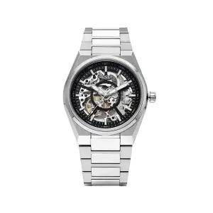 [신세계라이브쇼핑]가이거 GE1228BS 스켈레톤 다이얼 남성 메탈시계