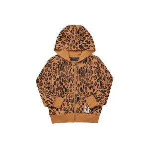 [미니로디니] 1000014113 (Basic leopard zip hoodie) 레오파드 아동 후드집업