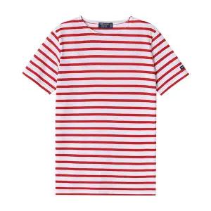 세인트제임스 2068 NEIGE TULIPE 레반트 모던 스트라이프 아동 반팔티 (성인착용가능)