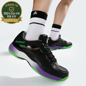 가와사키 배드민턴화 2025 신상 K4B50-C32011 남녀공용 테니스화 안티토션 쿠셔닝 테니스화