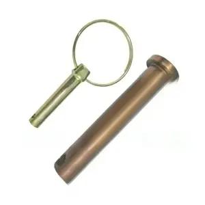 지게차 고정핀 부품 연장 포크 포지셔닝 트랙터 장비 빨강강 12.9급 견인핀 20x100