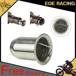 60mm 슬립온 범용 바이크 오토바이 배기 촉매 소음기